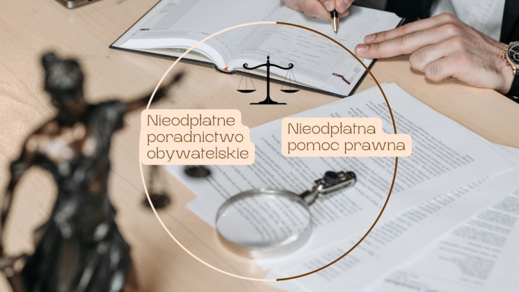 Ilustracja do informacji: Otwarty konkurs na realizację zadania publicznego w zakresie udzielania nieodpłatnej pomocy prawnej